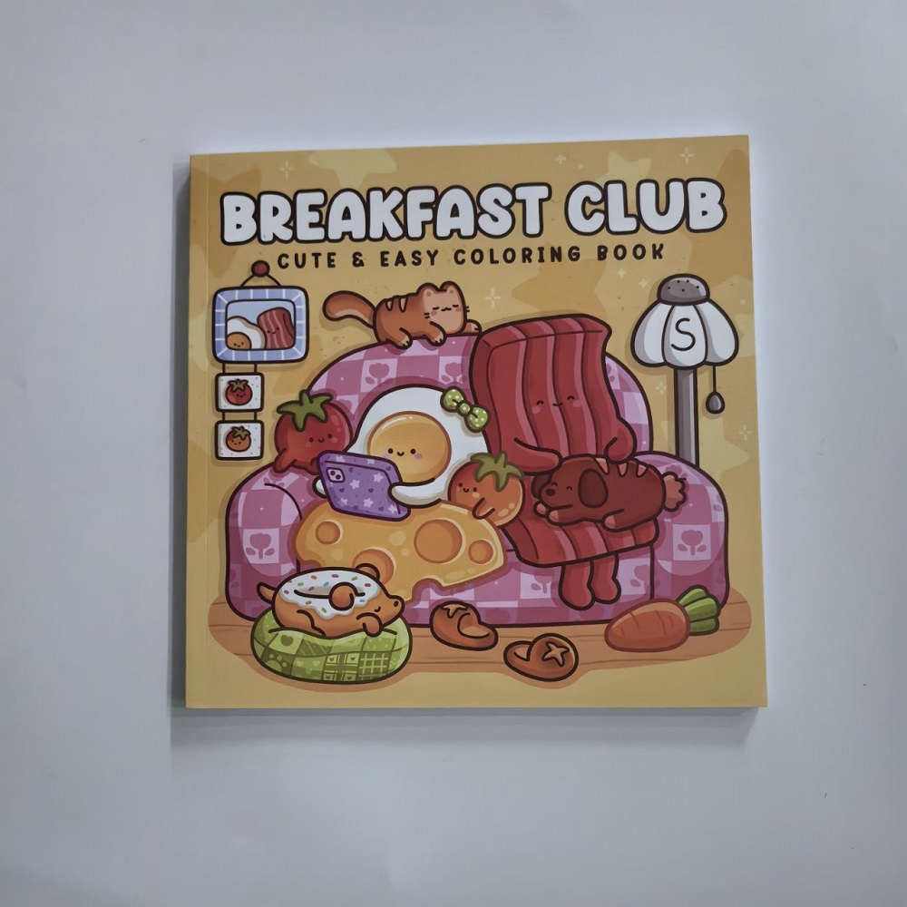 朝食クラブ 大人向け塗り絵ブック かわいい簡単な描画 完璧な - Food And Snacks Coloring Book のレビューと価格